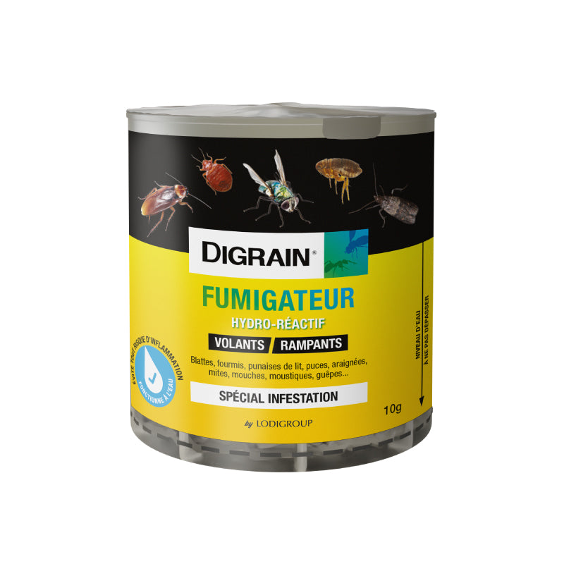 Fumigateur Digrain 20g – Traitement par fumée contre les insectes