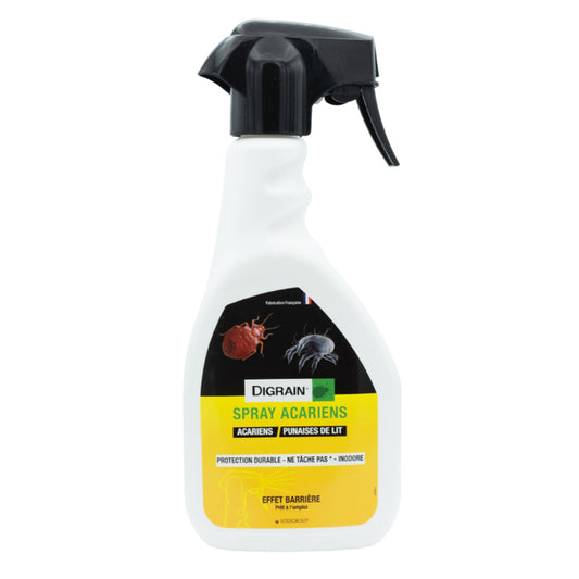 Digrain – Spray Acarien 500ml – Punaises de lit & acariens