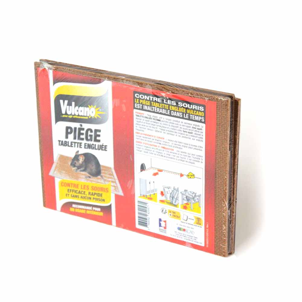 VULCANO TABLETTES ENGLUÉES SOURIS – Lot de 2
