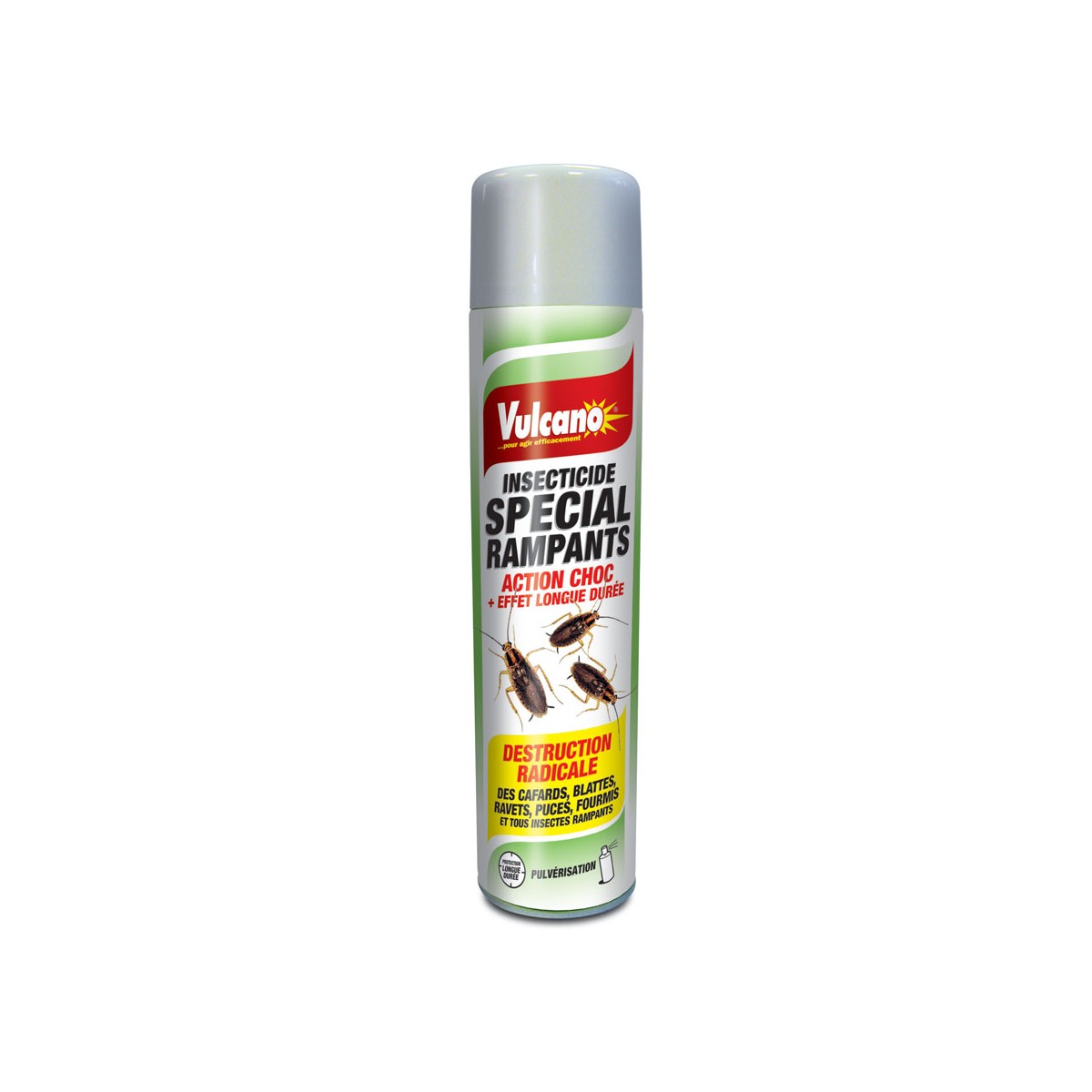Vulcano Insecticide Spécial Rampants – Action Choc 600ml