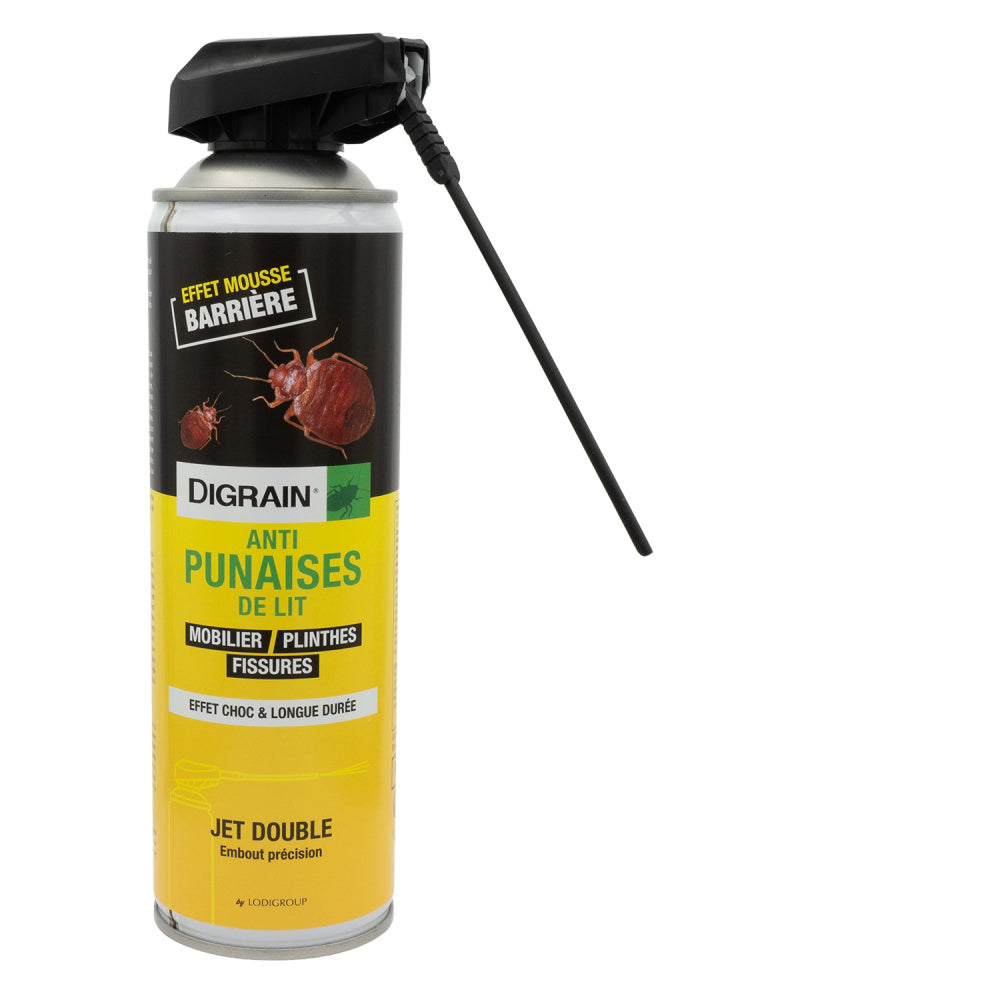 DIGRAIN – Anti-Punaises de Lit 500ml – Effet Mousse Barrière